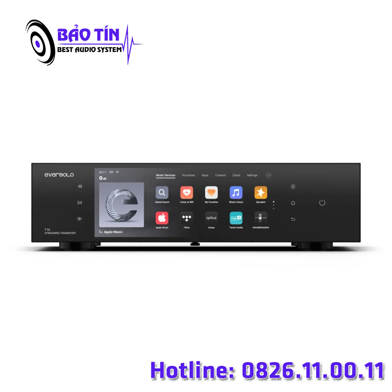 Eversolo T10: Nguồn phát số mang đến chất âm sạch, chi tiết và giàu không gian